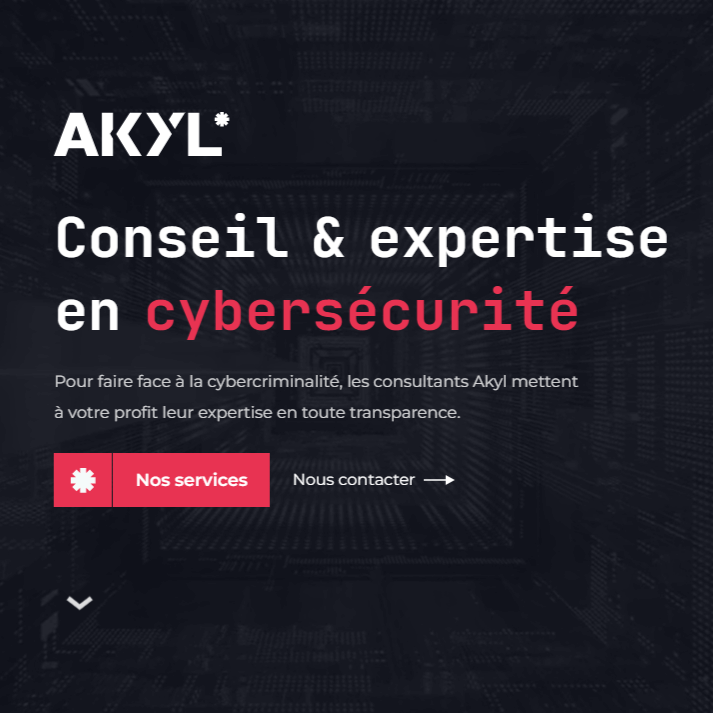 Face aux cybermenaces toujours plus sophistiquées, Crisalyde s'associe à Akyl, le cabinet de conseil et d'expertise en cybersécurité, pour protéger vos activités numériques et garantir votre sécurité informatique.